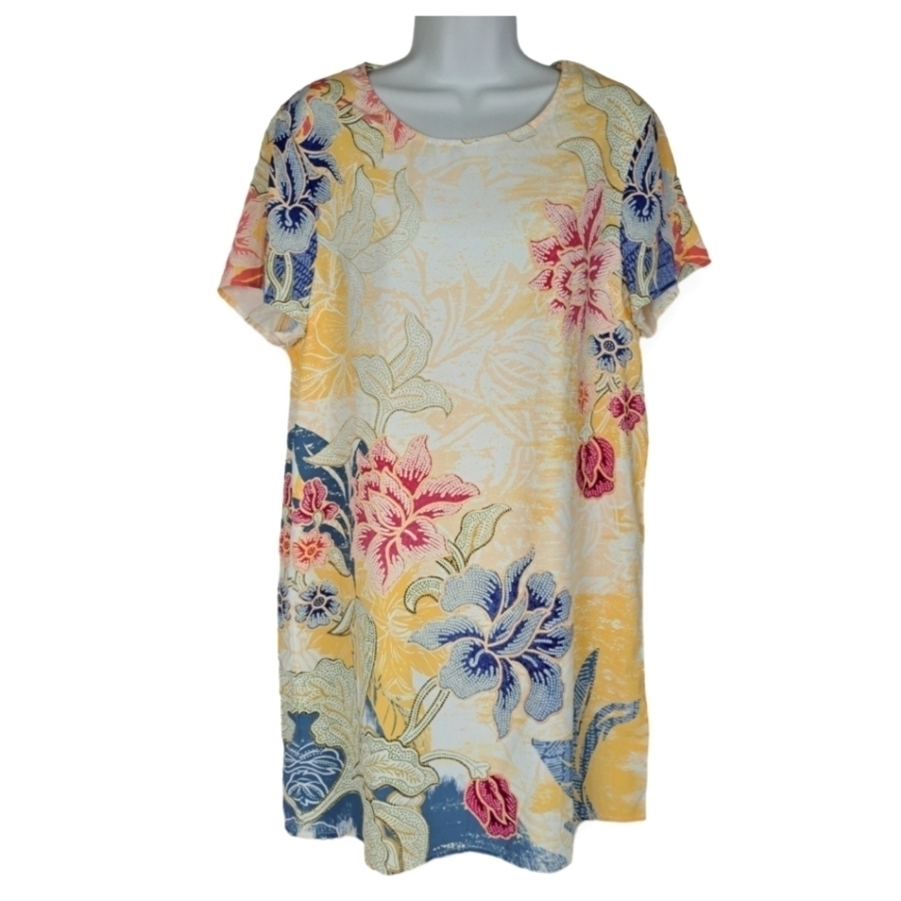 MINKPINK‎ Batik Floral Shift Tee Dress
